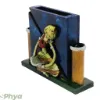 5.5 X 7 X 2 - Woman Reading book - Mobile cum pen stand